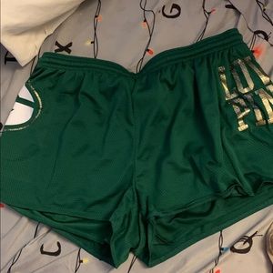 PINK packers shorts